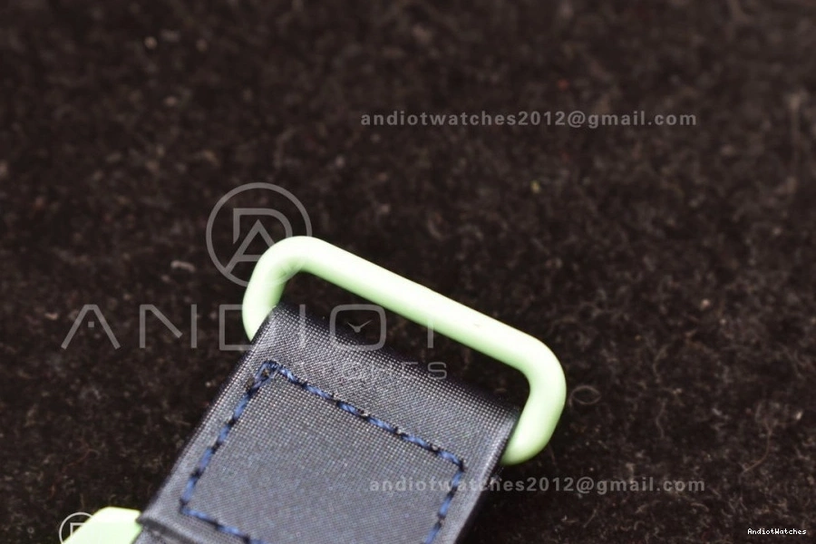 Strap Omega on Moonwatch Bioceramic x Swatch 1181 WeatherProof Earth Mission Quartz to Nylon 0804
